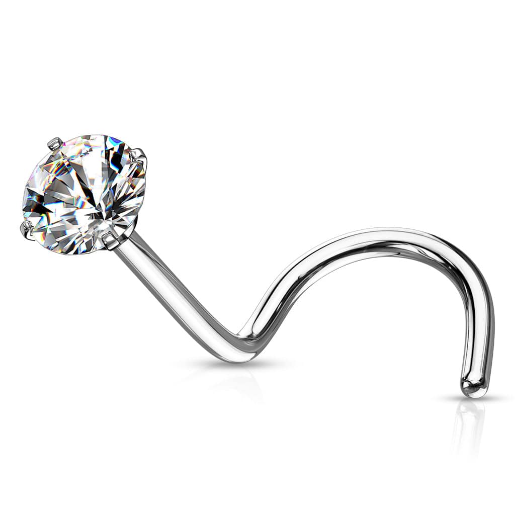thumbnail image 2 of Luxe Modz 2 Pack 18G Nose Piercing Screws – Spike End, 316L Surgical Steel, Nickel-Free, 6mm 2 of 5