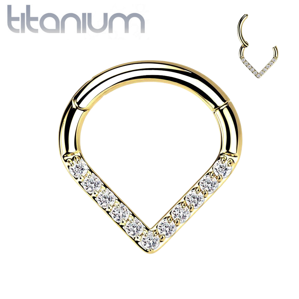 Implant Grade Titanium Septum Rings Pierced Universe