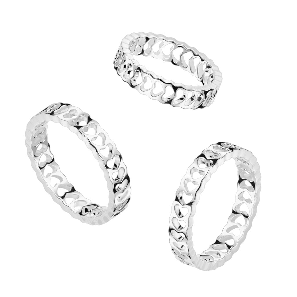 Dainty Heart Cut Out Stackable Stainless Steel Ring Pierced Universe dainty-heart-cut-out-stackable-stainless-steel-ring-pierced-universe