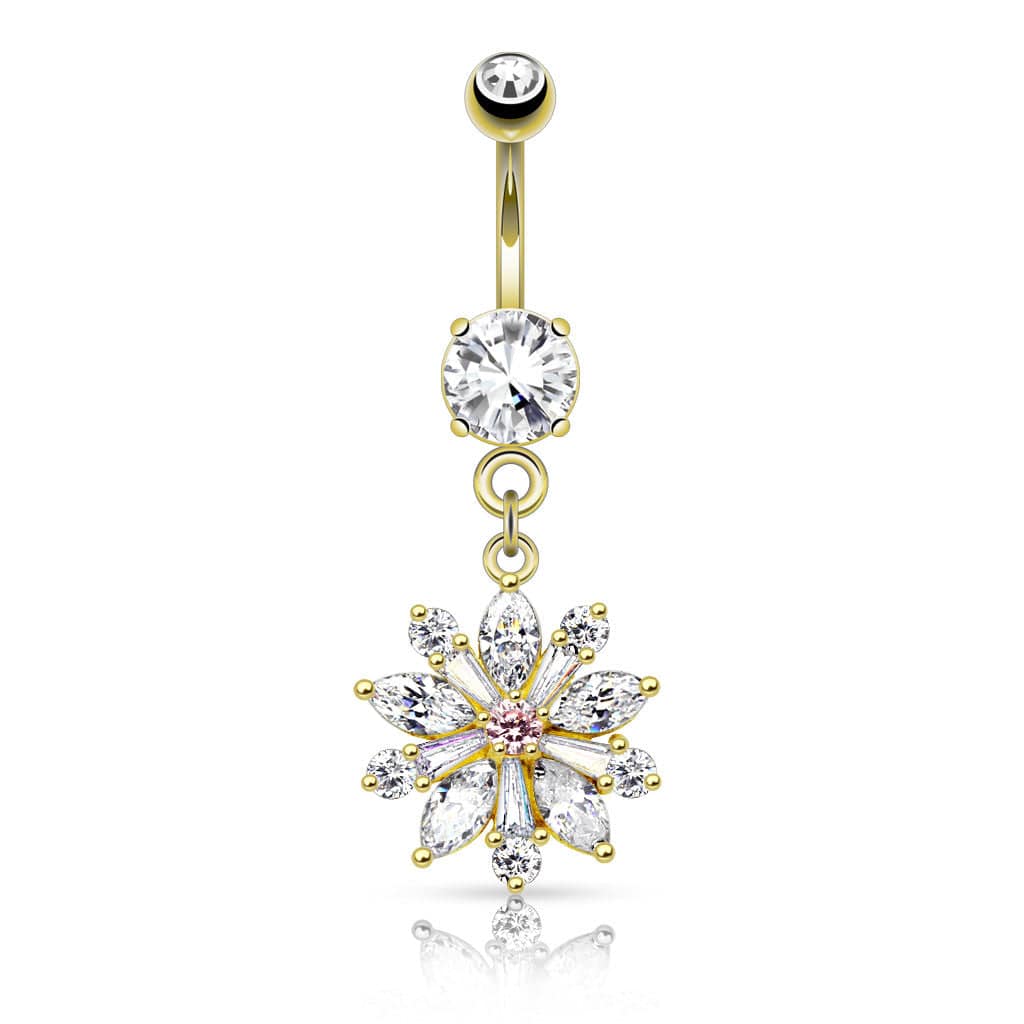 Women Rhinestone Dangling Navel Double Round Cubic Zirconia Surgical Body Belly Button Rings Flower Star Steel Belly Jewelry I288193778 Women Rhinestone Dangling Navel Double Round Cubic Zirconia Surgical Body Belly Button Rings Flower Star Steel Belly Jewelry I288193778