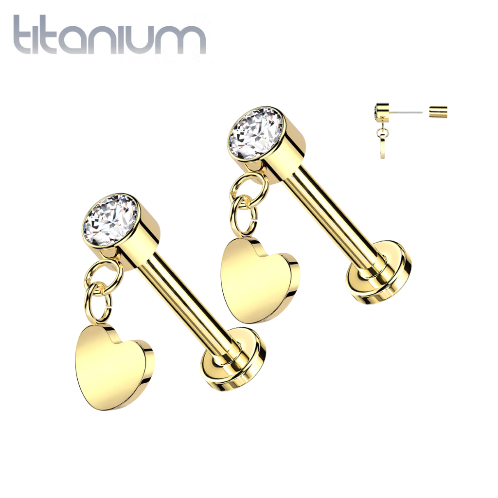 Nose Studs Implant Grade Titanium L-Bend Nose Stud - 20GA Flat Disc Top Piercing Jewelry Tpu Surfboard Safety