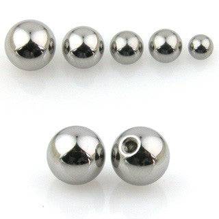 16ga & 14ga Replacement Threaded Surgical Steel Screw On Ball - Pierced Universe