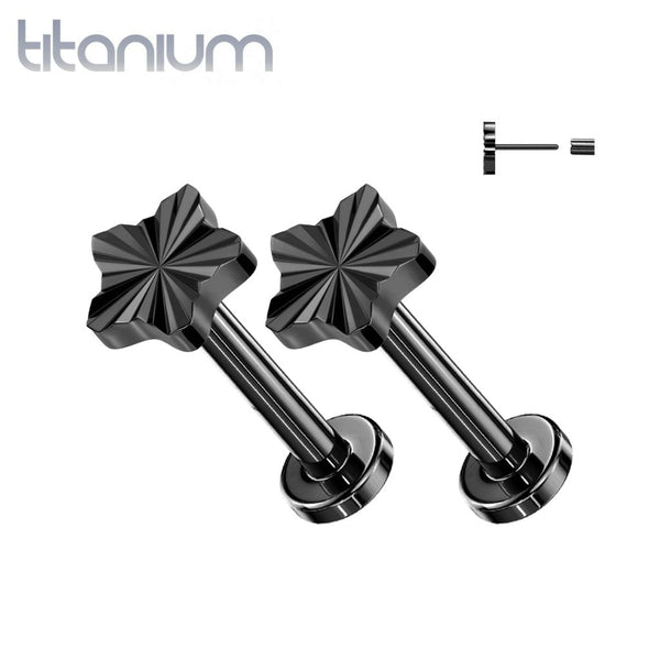 Titanium earrings for new piercing Clearance