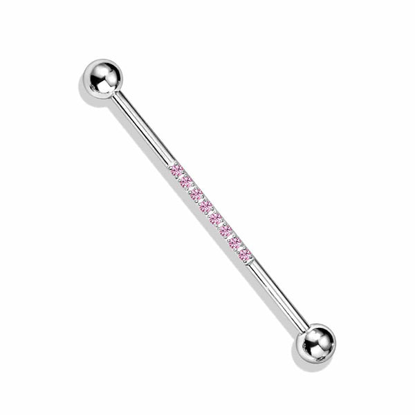 Titanium Spike Industrial Barbell: 16G 14G Cone Piercing Jewelry