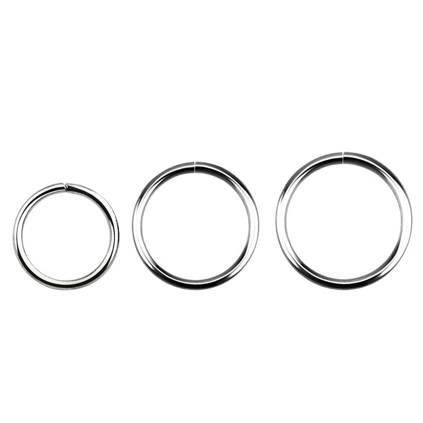 925 Sterling Silver Seamless Nose Ring Hoop - Pierced Universe