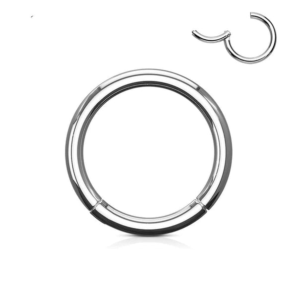 Hinged Easy Clicker Surgical Steel CBR Segment Hoop Cartilage Helix Tragus Septum Ring Hinged Easy Clicker Surgical Steel CBR Segment Hoop Cartilage Helix Tragus Septum Ring