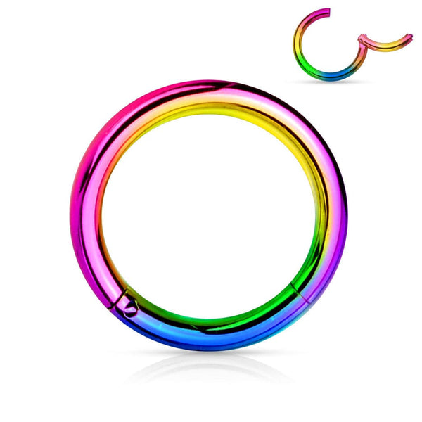 Hinged Easy Clicker Surgical Steel CBR Segment Hoop Cartilage Helix Tragus Septum Ring Hinged Easy Clicker Surgical Steel CBR Segment Hoop Cartilage Helix Tragus Septum Ring
